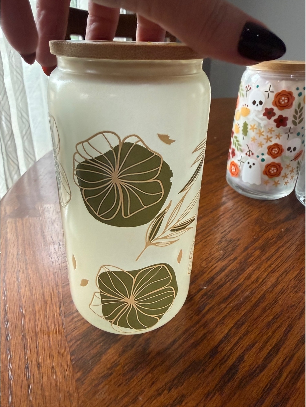Color Changing Libby glass cup